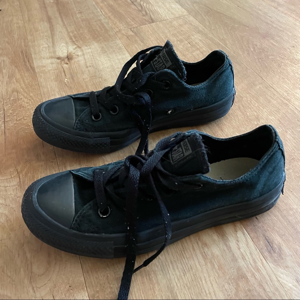 All black converse